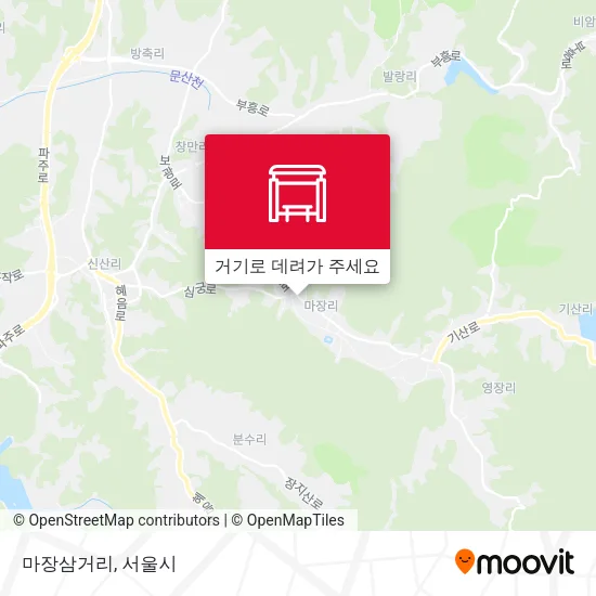 마장삼거리 지도