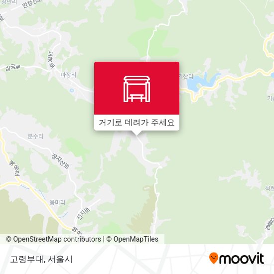 고령부대 지도