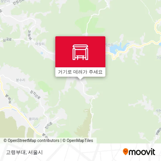 고령부대 지도