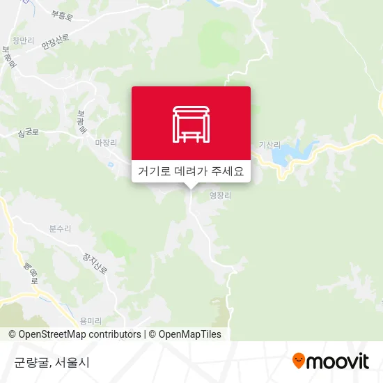 군량굴 지도