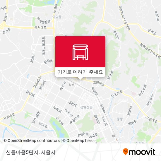 산들마을5단지 지도