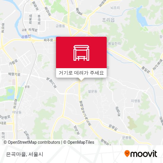은곡마을 지도
