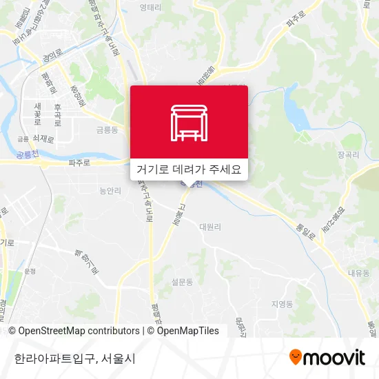 한라아파트입구 지도