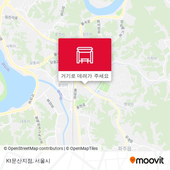 Kt문산지점 지도