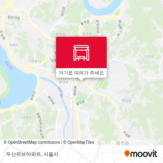 두산위브아파트 지도