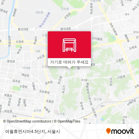 여월휴먼시아4.5단지 지도