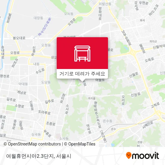 여월휴먼시아2.3단지 지도