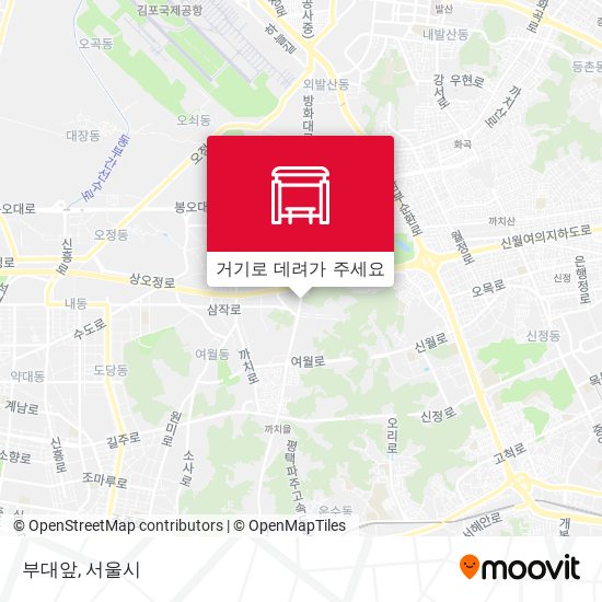 부대앞 지도