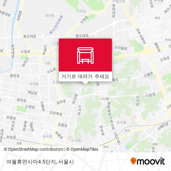 여월휴먼시아4.5단지 지도