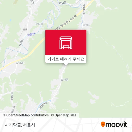 사기막골 지도