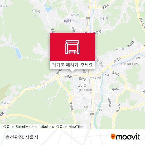 흥선광장 지도