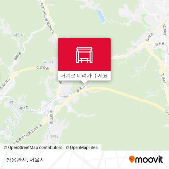 쌍용관사 지도