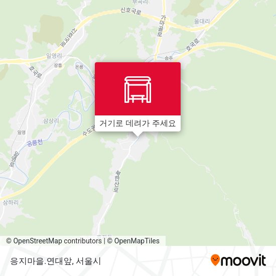 응지마을.연대앞 지도