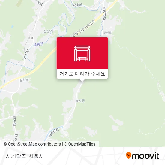 사기막골 지도