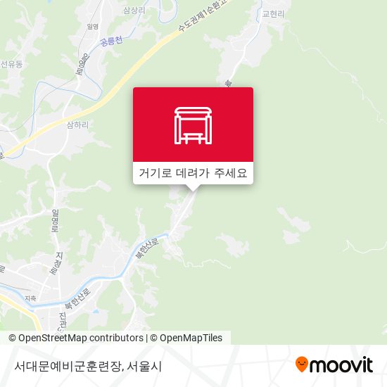 서대문예비군훈련장 지도