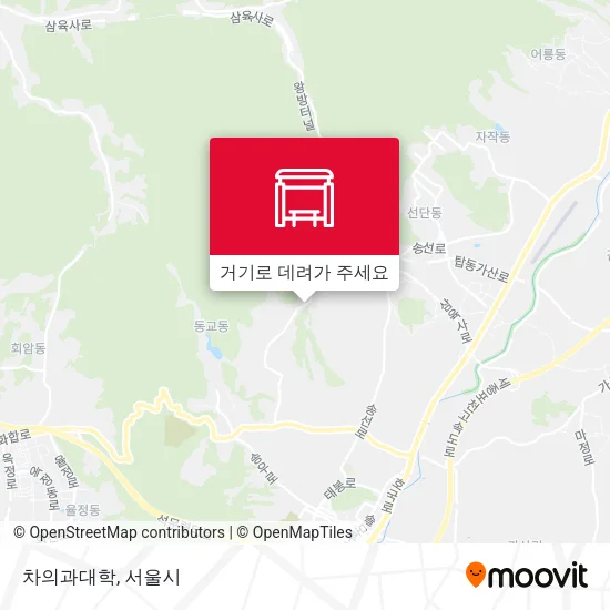 차의과대학 지도