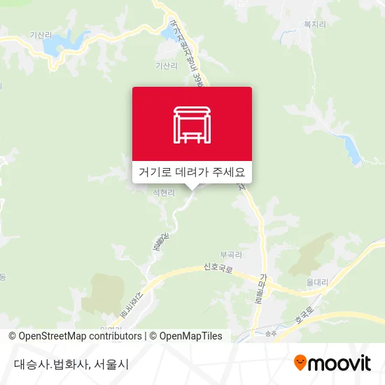 대승사.법화사 지도