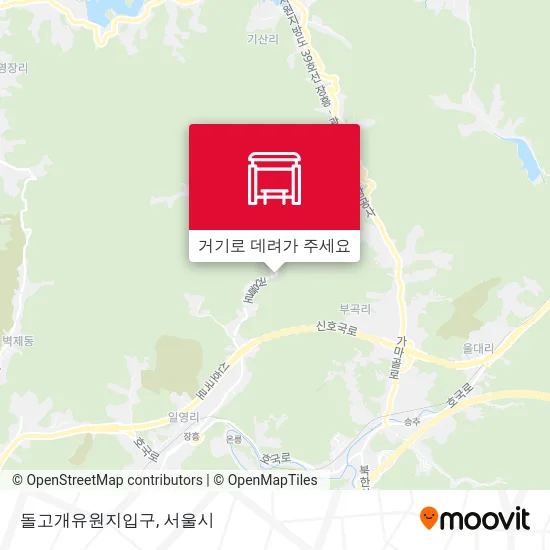 돌고개유원지입구 지도