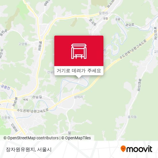 장자원유원지 지도