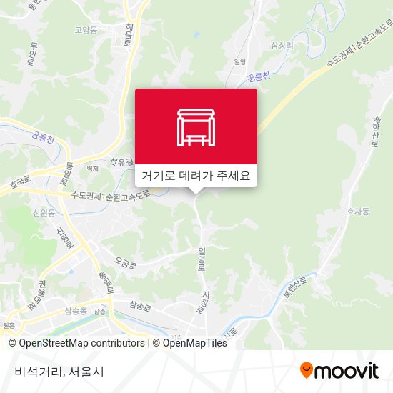 비석거리 지도
