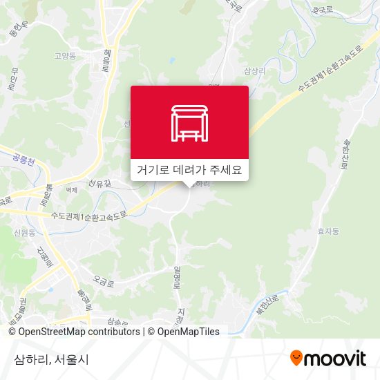 삼하리 지도