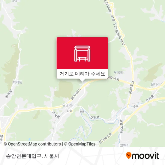 송암천문대입구 지도