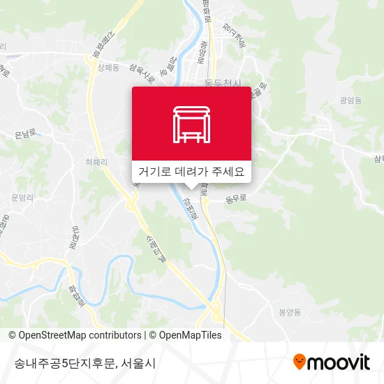 송내주공5단지후문 지도