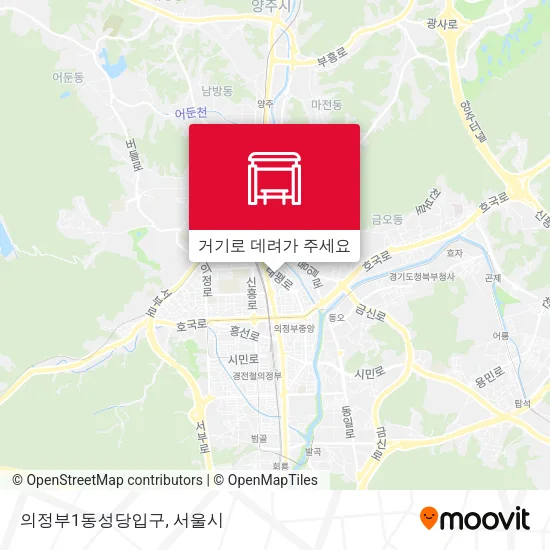 의정부1동성당입구 지도