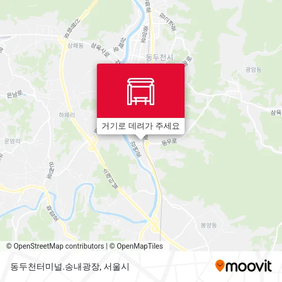 동두천터미널.송내광장 지도