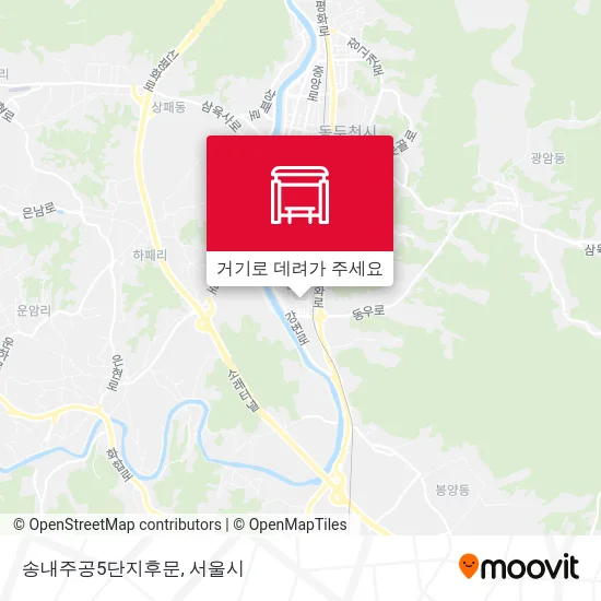 송내주공5단지후문 지도