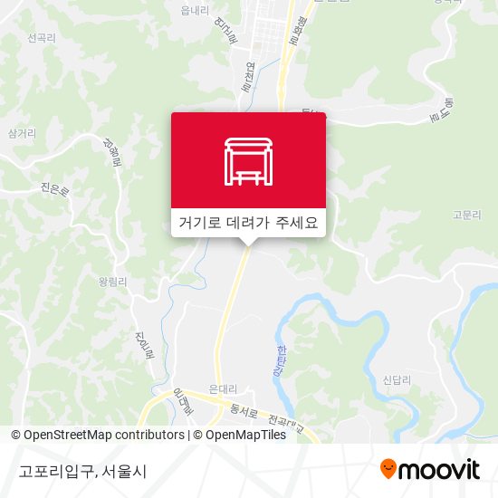 고포리입구 지도