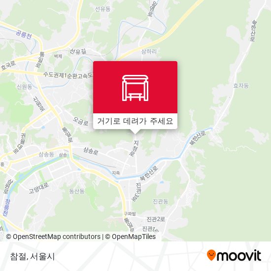 참절 지도