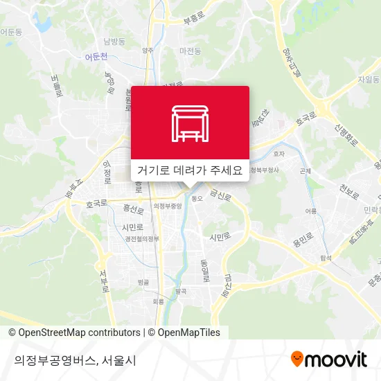 의정부공영버스 지도