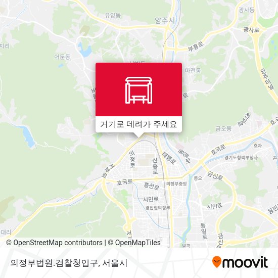 의정부법원.검찰청입구 지도