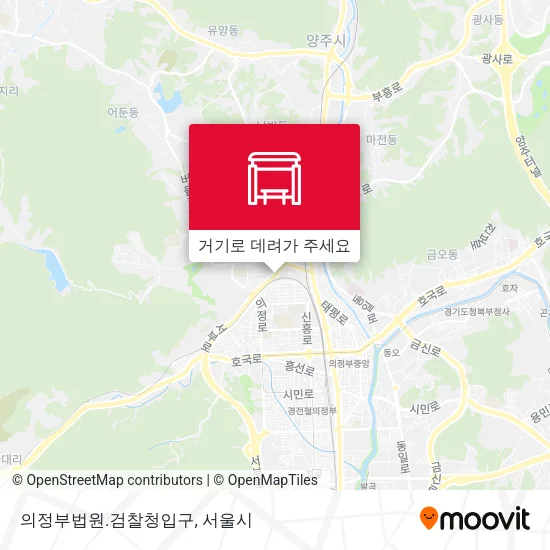 의정부법원.검찰청입구 지도