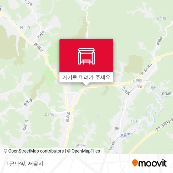 1군단앞 지도
