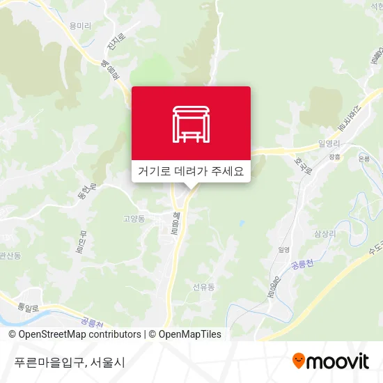 푸른마을입구 지도