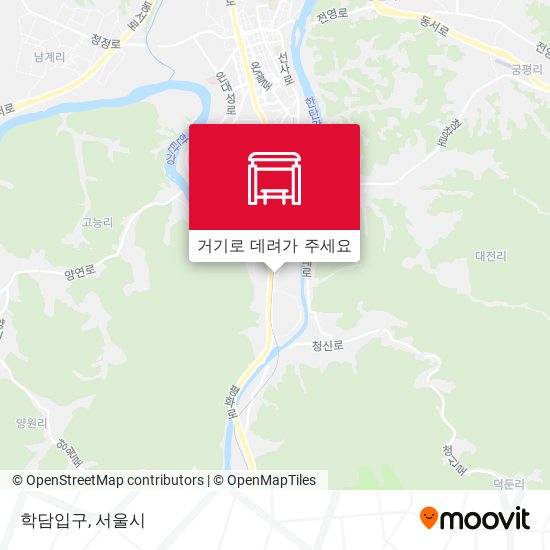 학담입구 지도