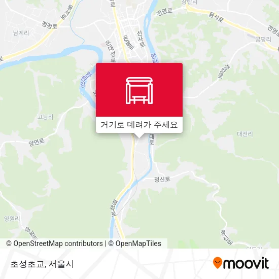 초성초교 지도