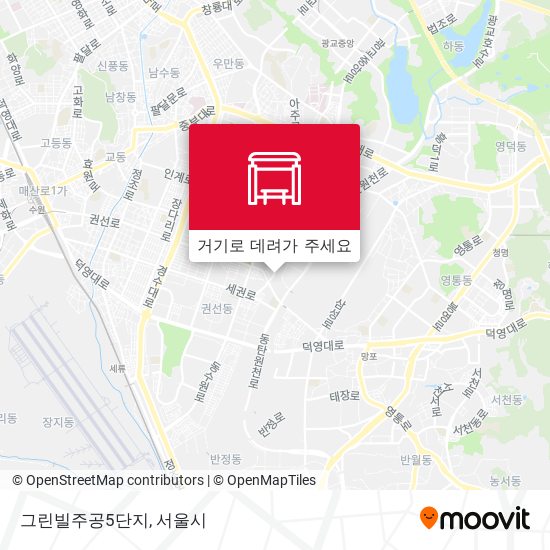 그린빌주공5단지 지도