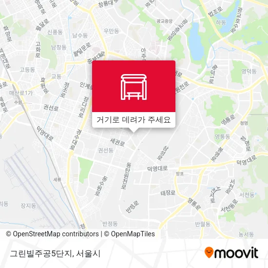 그린빌주공5단지 지도