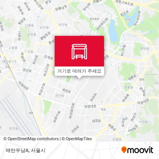 매탄우남A 지도