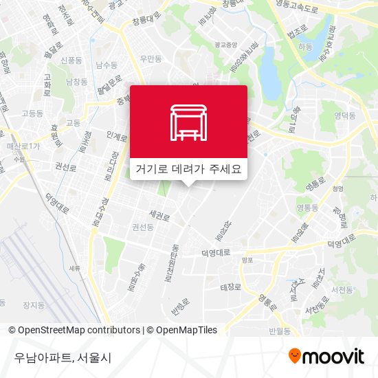 우남아파트 지도