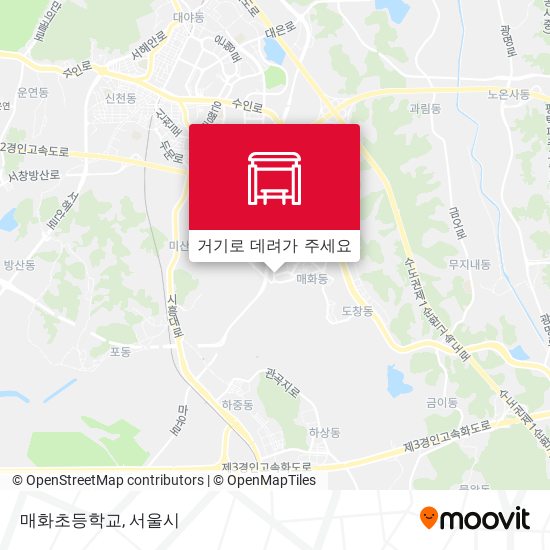 매화초등학교 지도