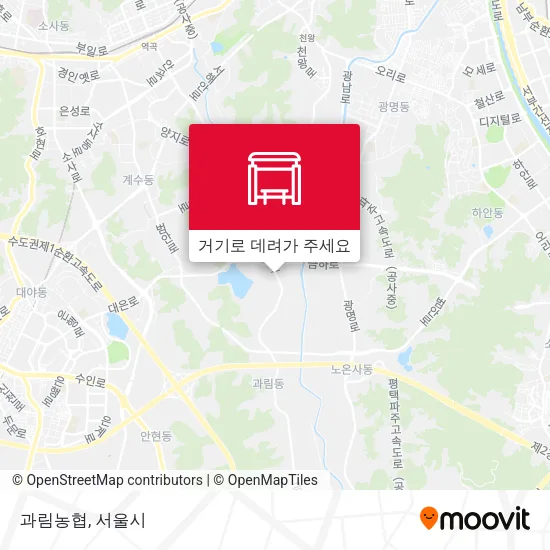 과림농협 지도