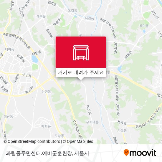 과림동주민센터.예비군훈련장 지도
