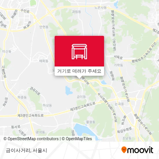 금이사거리 지도