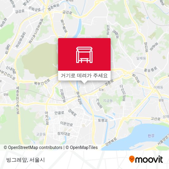 빙그레앞 지도