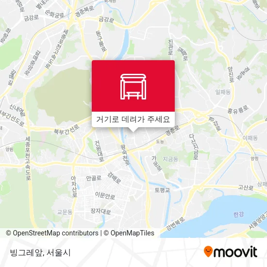 빙그레앞 지도