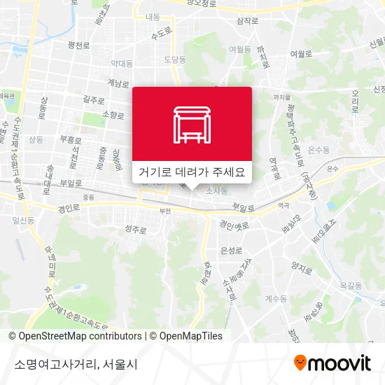 소명여고사거리 지도